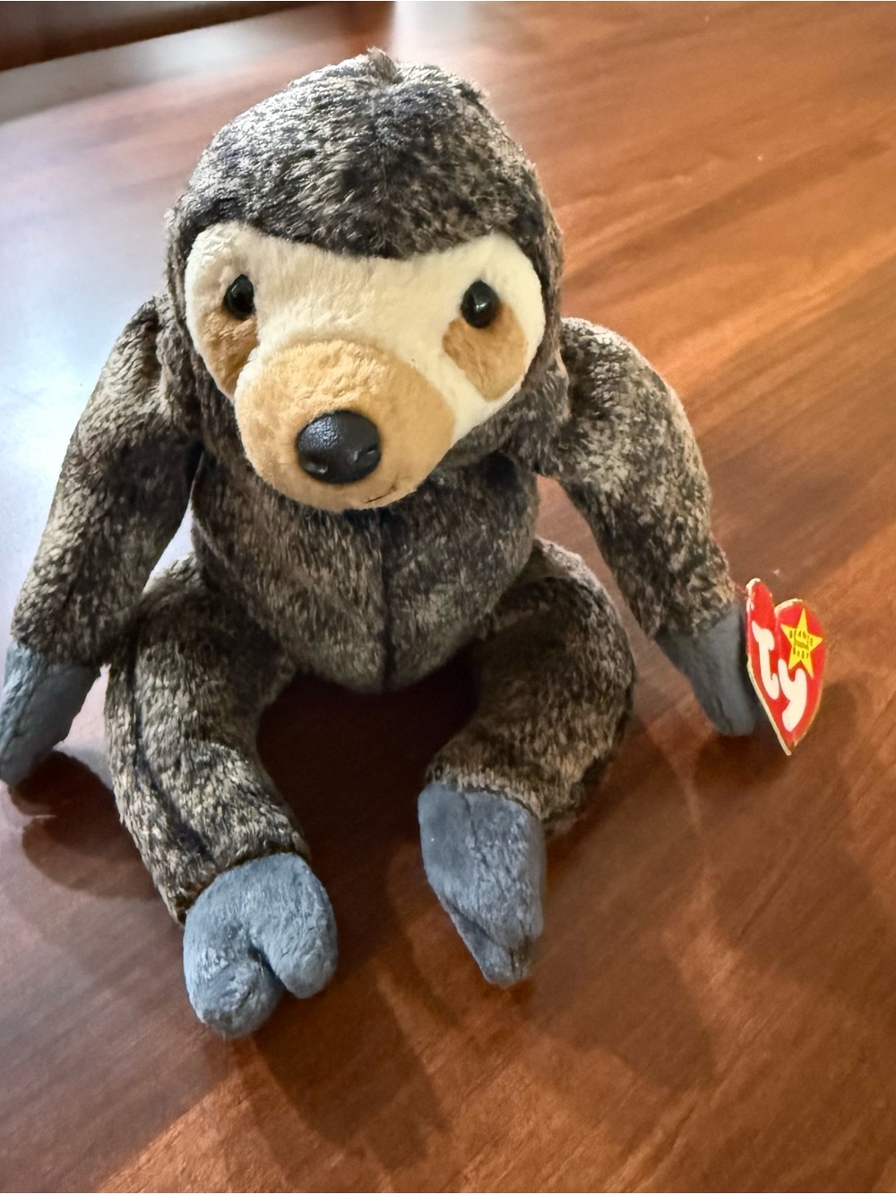 Ty Plush Sloth Soft Beanie Toy 1999 Slowpoke Vintage w/ hang tag